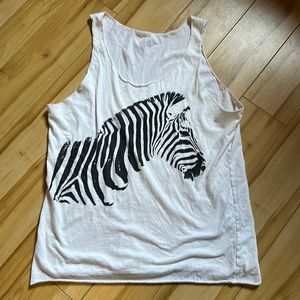 Zebra men’s muscle tank